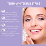 Care Self Purple Whitening Strips application